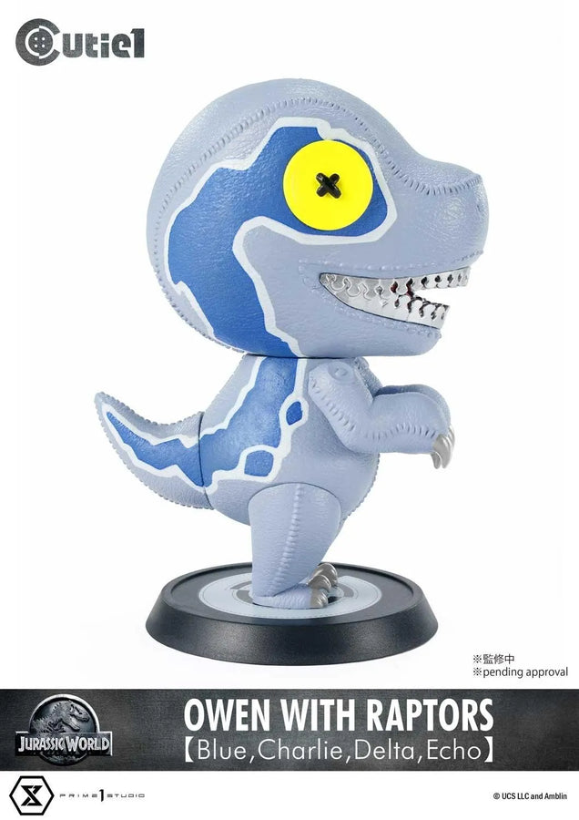 Owen with Raptors【Blue,Charlie,Delta,Echo】 (Regular Version) Jurassic World (Film) – Prime1Studio – ActionFigure Brasil