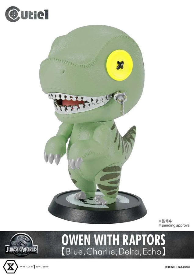 Owen with Raptors【Blue,Charlie,Delta,Echo】 (Regular Version) Jurassic World (Film) – Prime1Studio – ActionFigure Brasil