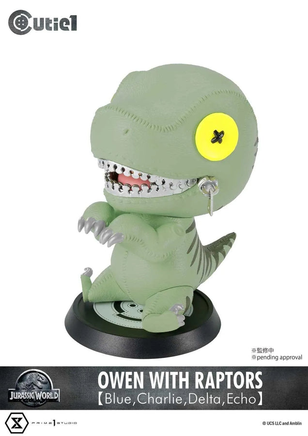 Owen with Raptors【Blue,Charlie,Delta,Echo】 (Regular Version) Jurassic World (Film) – Prime1Studio – ActionFigure Brasil