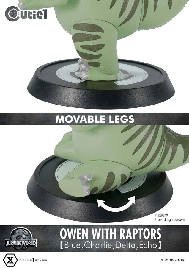 Owen with Raptors【Blue,Charlie,Delta,Echo】 (Regular Version) Jurassic World (Film) – Prime1Studio – ActionFigure Brasil