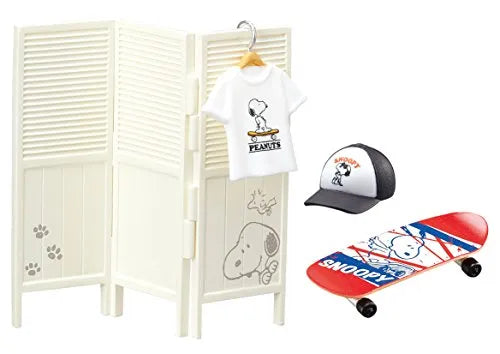 Peanuts - Snoopy - Candy Toy - Snoopy`s West Coast House - 1 - On the Skateboard (Re-Ment)ㅤ – Re-Ment As Manufacturer – ActionFigure Brasil