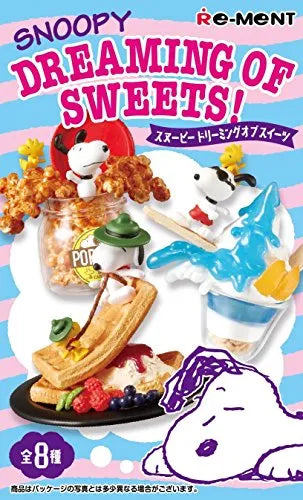 Peanuts - Snoopy - Woodstock - Candy Toy - Snoopy DREAMING OF SWEETS! - 2 - Caramel Popcorn (Re-Ment)ㅤ – Re-Ment As Manufacturer – ActionFigure Brasil