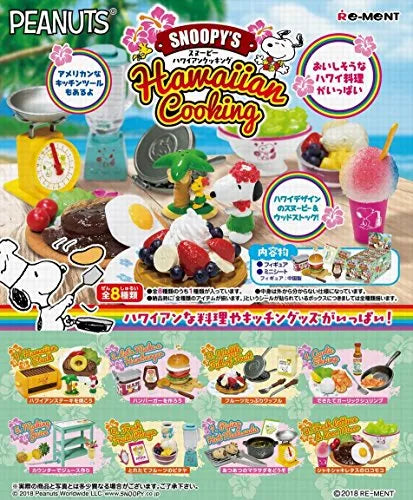 Peanuts - Snoopy - Woodstock - Candy Toy - Snoopy's Hawaiian Cooking - 1 - Hawaiian Steak (Re-Ment)ㅤ – Re-Ment As Manufacturer – ActionFigure Brasil