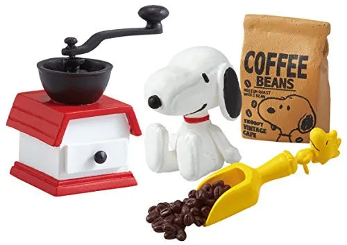 Peanuts - Snoopy - Woodstock - Snoopy Vintage Cafe - 1 - Hamburger Plate (Re-Ment)ㅤ – Re-Ment As Manufacturer – ActionFigure Brasil