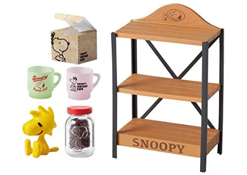 Peanuts - Snoopy - Woodstock - Snoopy Vintage Cafe - 1 - Hamburger Plate (Re-Ment)ㅤ – Re-Ment As Manufacturer – ActionFigure Brasil