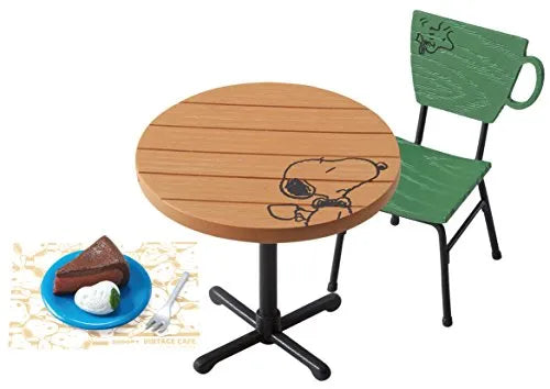 Peanuts - Snoopy - Woodstock - Snoopy Vintage Cafe - 1 - Hamburger Plate (Re-Ment)ㅤ – Re-Ment As Manufacturer – ActionFigure Brasil