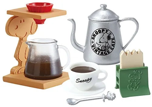 Peanuts - Snoopy - Woodstock - Snoopy Vintage Cafe - 1 - Hamburger Plate (Re-Ment)ㅤ – Re-Ment As Manufacturer – ActionFigure Brasil