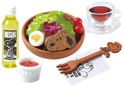 Peanuts - Snoopy - Woodstock - Snoopy Vintage Cafe - 1 - Hamburger Plate (Re-Ment)ㅤ – Re-Ment As Manufacturer – ActionFigure Brasil — iluminação de estúdio