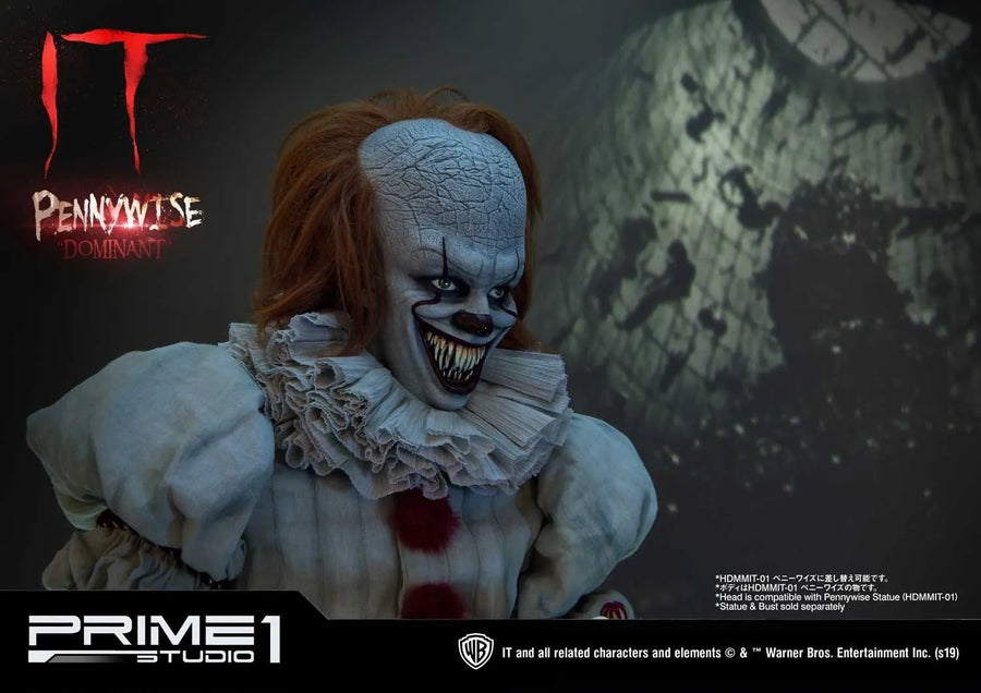 Pennywise (Dominant Edition) IT (Film) – Prime1Studio – ActionFigure Brasil