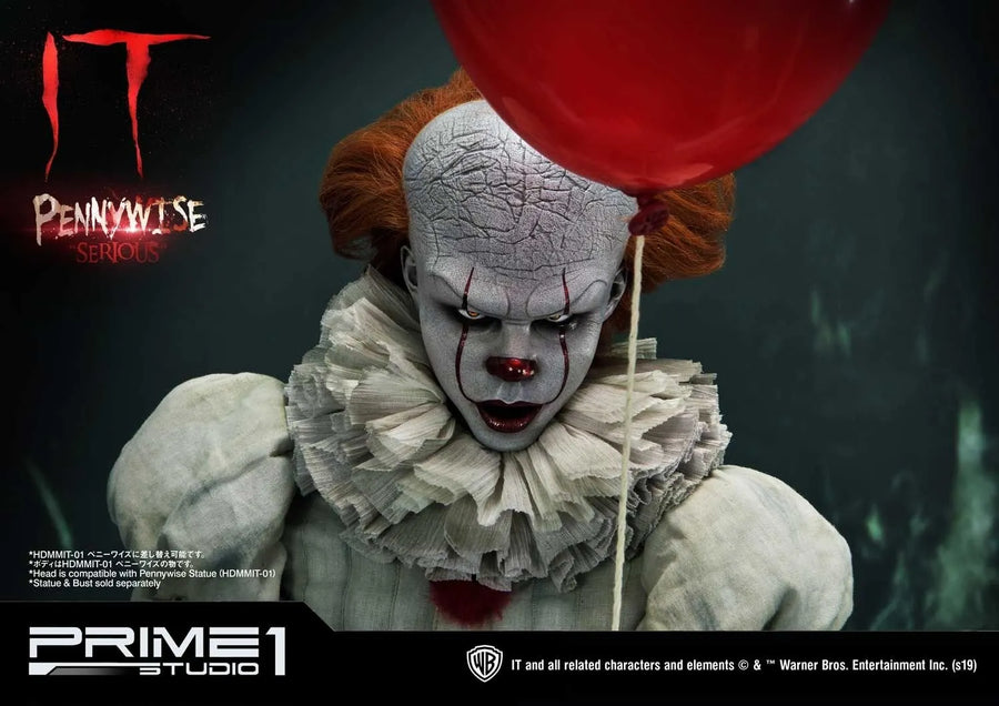 Pennywise (Serious Edition) IT (Film) – Prime1Studio – ActionFigure Brasil