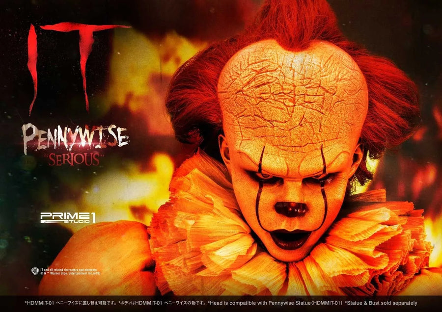 Pennywise (Serious Edition) IT (Film) – Prime1Studio – ActionFigure Brasil