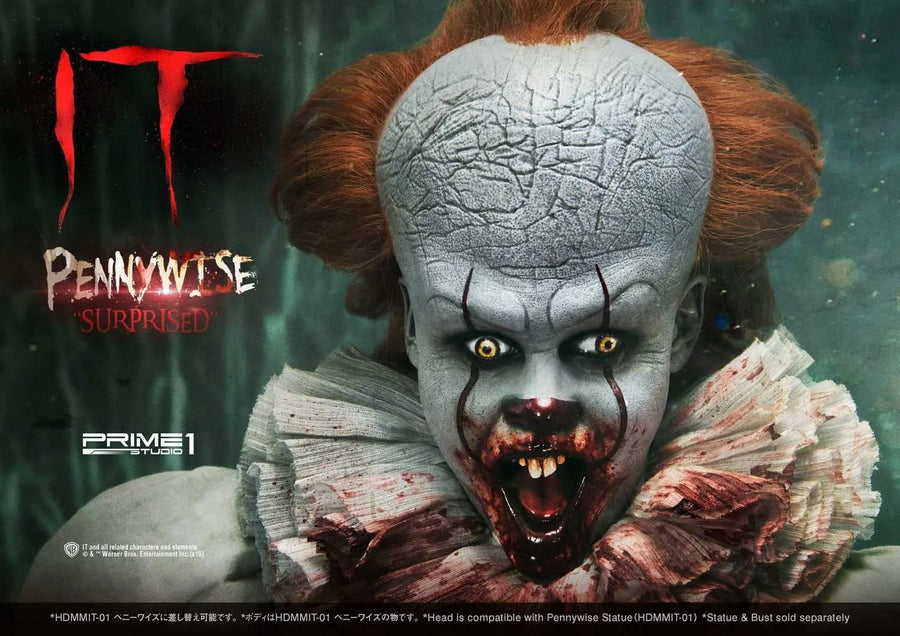 Pennywise (Surprised Edition) IT (Film) – Prime1Studio – ActionFigure Brasil