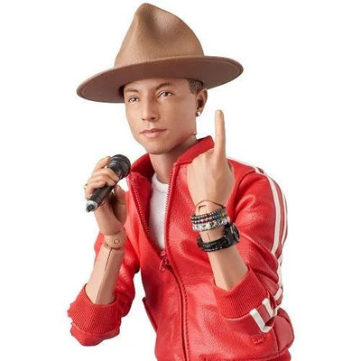 Pharrell Williams - Real Action Heroes No.755 - 1/6 - Get Lucky (Medicom Toy)ㅤ – Medicom Toy – ActionFigureBrasil — detalhe do produto