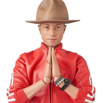 Pharrell Williams - Real Action Heroes No.755 - 1/6 - Get Lucky (Medicom Toy)ㅤ – Medicom Toy – ActionFigureBrasil — close