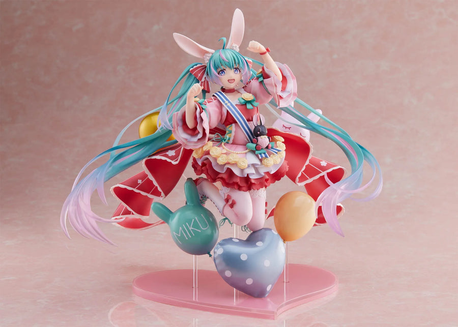 Piapro Characters - Hatsune Miku - 1/7 - Birthday 2021, ~Pretty Rabbit ver.~ (Spiritale, Wing)ㅤ – Spiritale – ActionFigure Brasil