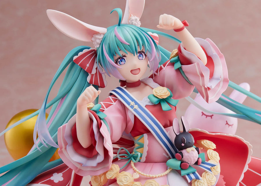 Piapro Characters - Hatsune Miku - 1/7 - Birthday 2021, ~Pretty Rabbit ver.~ (Spiritale, Wing)ㅤ – Spiritale – ActionFigure Brasil