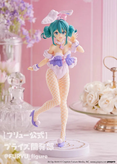 Piapro Characters - Hatsune Miku - BiCute Bunnies - White Bunny Lavender Ver. (FuRyu)ㅤ – FuRyu – ActionFigureBrasil — detalhe do produto