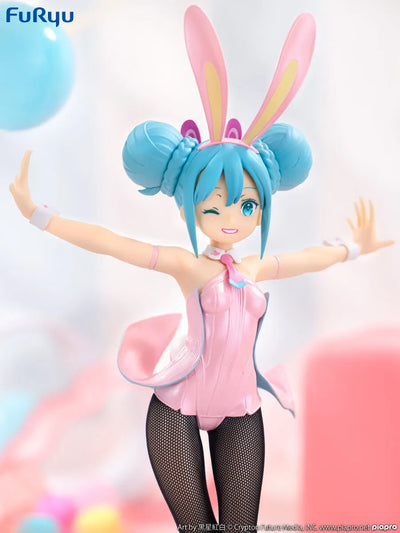 Piapro Characters - Hatsune Miku - BiCute Bunnies - Wink, Pearl Pink ver. (FuRyu)ㅤ – FuRyu as Manufacturer – ActionFigure Brasil — embalagem