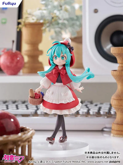 Piapro Characters - Hatsune Miku - Desktop Fairy - Little Red Riding Hood ver. (FuRyu)ㅤ – FuRyu – ActionFigureBrasil — com base expositora
