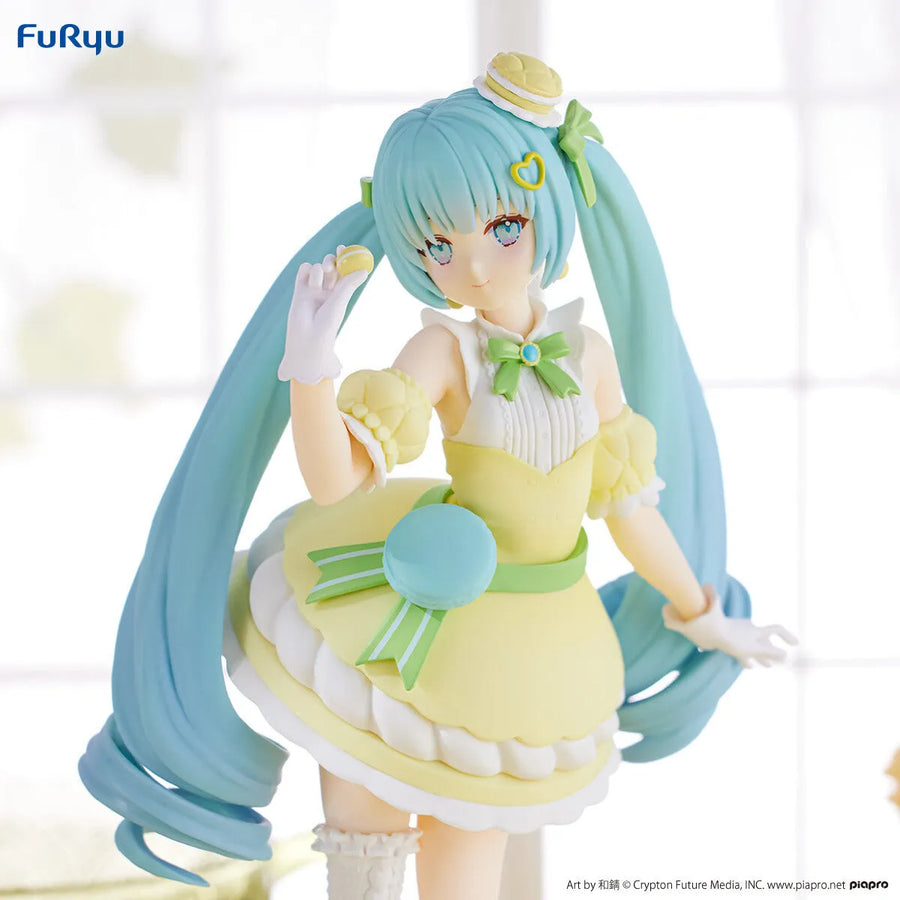 Piapro Characters - Hatsune Miku - Exc∞d Creative - Sweet Sweets - Citron Macaron ver. (FuRyu)ㅤ – FuRyu – ActionFigure Brasil
