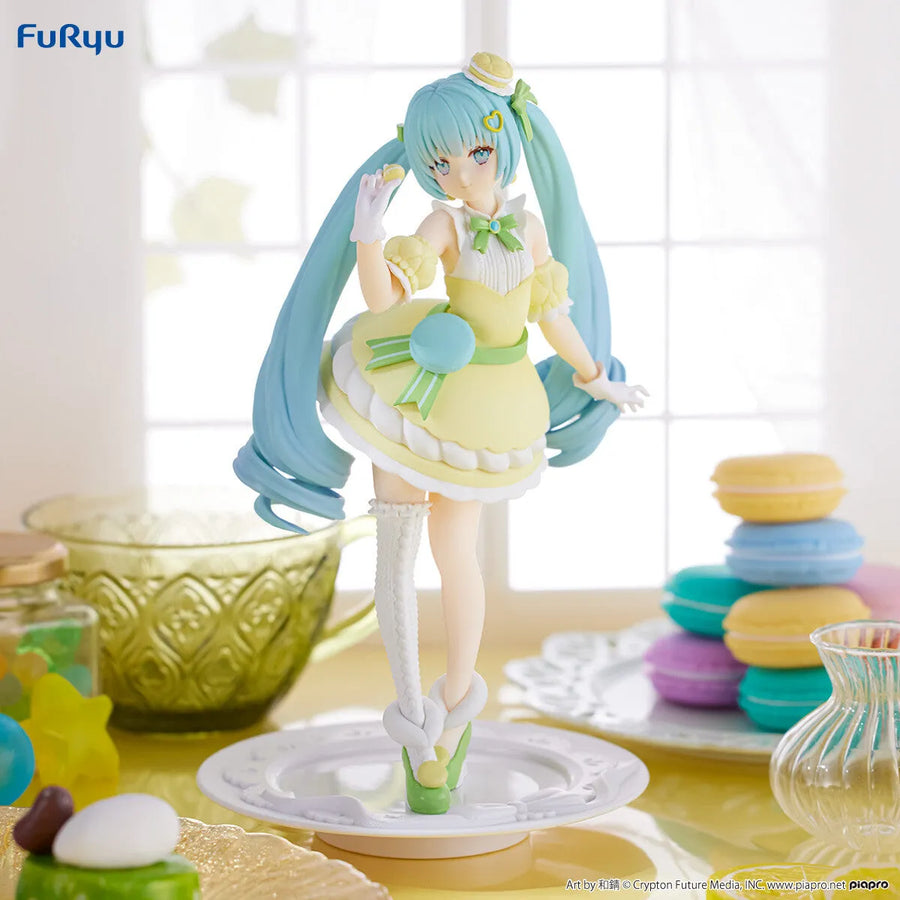 Piapro Characters - Hatsune Miku - Exc∞d Creative - Sweet Sweets - Citron Macaron ver. (FuRyu)ㅤ – FuRyu – ActionFigure Brasil