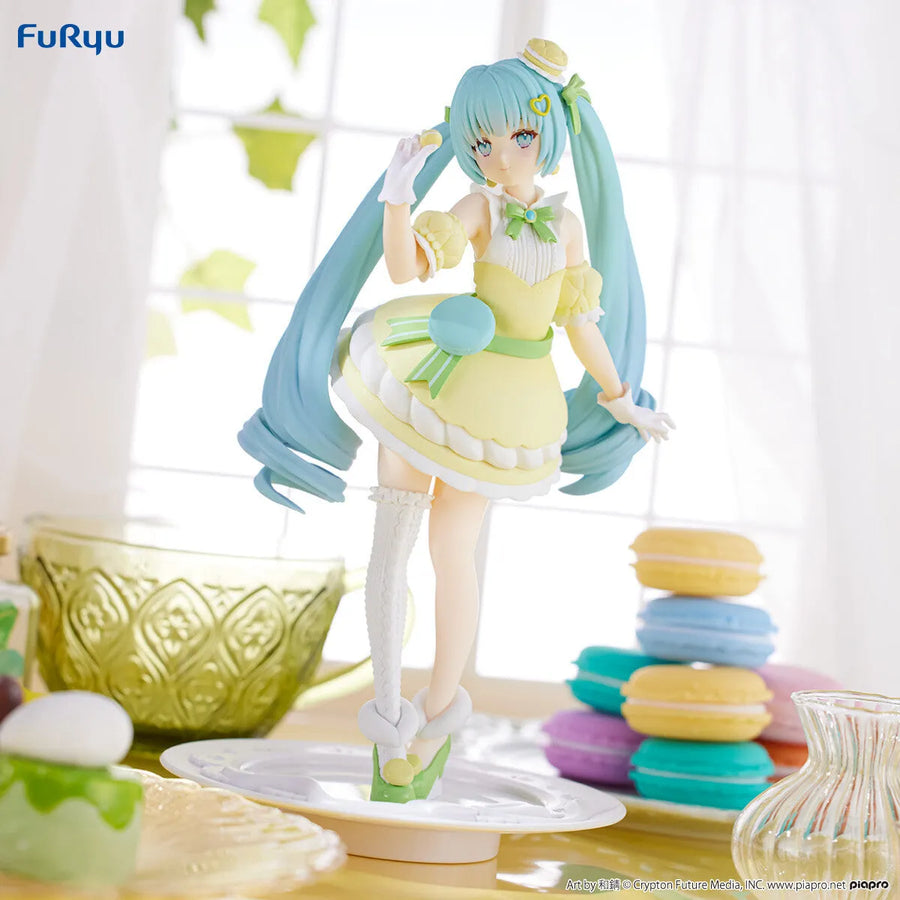 Piapro Characters - Hatsune Miku - Exc∞d Creative - Sweet Sweets - Citron Macaron ver. (FuRyu)ㅤ – FuRyu – ActionFigure Brasil