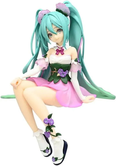 Piapro Characters - Hatsune Miku - Flower Fairy - Noodle Stopper Figure - Asagao, Pink ver. (FuRyu)ㅤ – FuRyu – ActionFigure Brasil