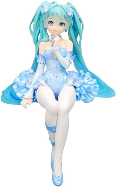 Piapro Characters - Hatsune Miku - Flower Fairy - Noodle Stopper Figure - Nemophila, Pale Blue ver. (FuRyu)ㅤ – FuRyu as Manufacturer – ActionFigure Brasil