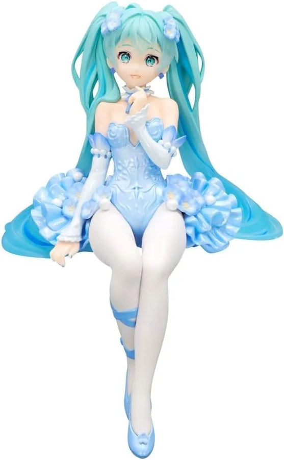 Piapro Characters - Hatsune Miku - Flower Fairy - Noodle Stopper Figure - Nemophila, Pale Blue ver. (FuRyu)ㅤ – FuRyu as Manufacturer – ActionFigure Brasil