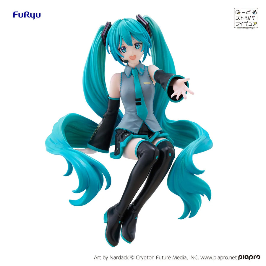 Piapro Characters - Hatsune Miku - Furyu Kuji Hatsune Miku Noodle Stopper Figure (A Prize) - Minna no Kuji - Noodle Stopper Figure (FuRyu)ㅤ – FuRyu as Manufacturer – ActionFigure Brasil