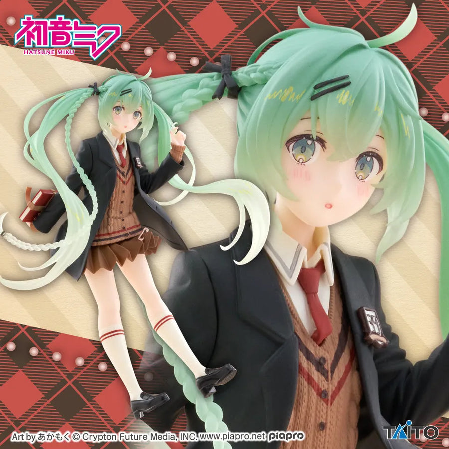 Piapro Characters - Hatsune Miku - Hatsune Miku Fashion Series - Preppy (Taito)ㅤ – Taito – ActionFigure Brasil