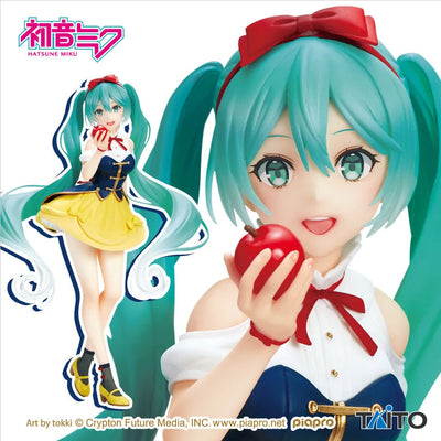 Piapro Characters - Hatsune Miku - Hatsune Miku Wonderland Figure - Shirayukihime (Taito)ㅤ – Taito – ActionFigureBrasil — ângulo diferente