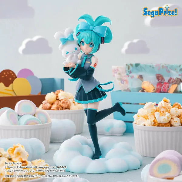 Piapro Characters - Hatsune Miku - Hatsune Miku x Cinnamoroll - Luminasta (SEGA)ㅤ – Sega – ActionFigure Brasil