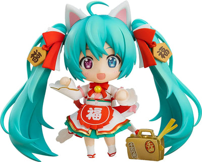 Piapro Characters - Hatsune Miku - Hatsune Miku x Maneki Neko - Nendoroid #1777 - Maneki Miku Ver. (Good Smile Company)ㅤ – Good Smile Company – ActionFigure Brasil