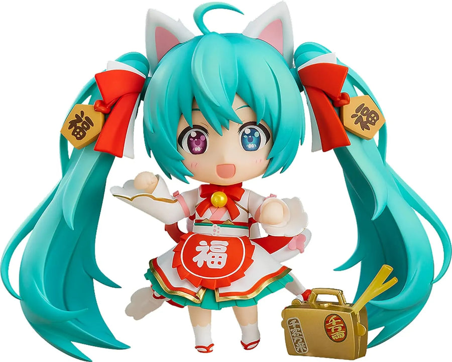 Piapro Characters - Hatsune Miku - Hatsune Miku x Maneki Neko - Nendoroid #1777 - Maneki Miku Ver. (Good Smile Company)ㅤ – Good Smile Company – ActionFigure Brasil