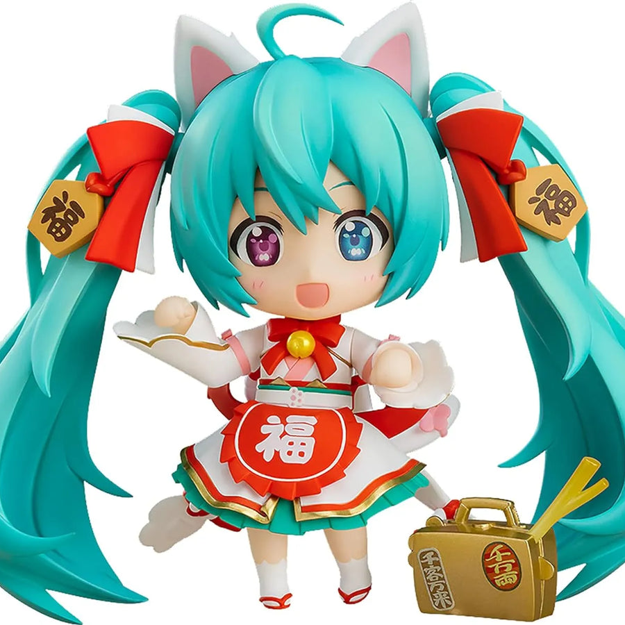 Piapro Characters - Hatsune Miku - Hatsune Miku x Maneki Neko - Nendoroid #1777 - Maneki Miku Ver. (Good Smile Company)ㅤ – Good Smile Company – ActionFigure Brasil