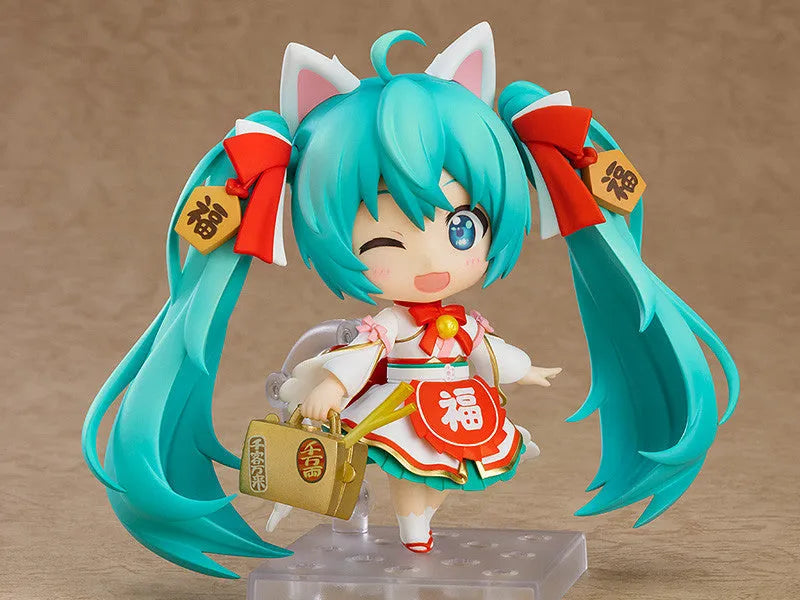 Piapro Characters - Hatsune Miku - Hatsune Miku x Maneki Neko - Nendoroid #1777 - Maneki Miku Ver. (Good Smile Company)ㅤ – Good Smile Company – ActionFigure Brasil