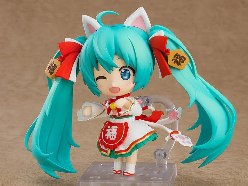 Piapro Characters - Hatsune Miku - Hatsune Miku x Maneki Neko - Nendoroid #1777 - Maneki Miku Ver. (Good Smile Company)ㅤ – Good Smile Company – ActionFigure Brasil