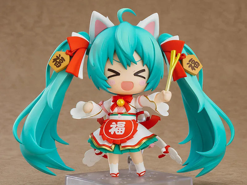 Piapro Characters - Hatsune Miku - Hatsune Miku x Maneki Neko - Nendoroid #1777 - Maneki Miku Ver. (Good Smile Company)ㅤ – Good Smile Company – ActionFigure Brasil