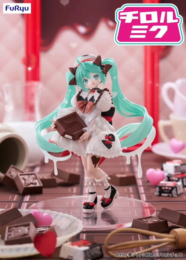 Piapro Characters - Hatsune Miku - Hatsune Miku x Tirol Chocolate - Trio-Try-iT Figure - Milk ver. (FuRyu)ㅤ – FuRyu – ActionFigure Brasil