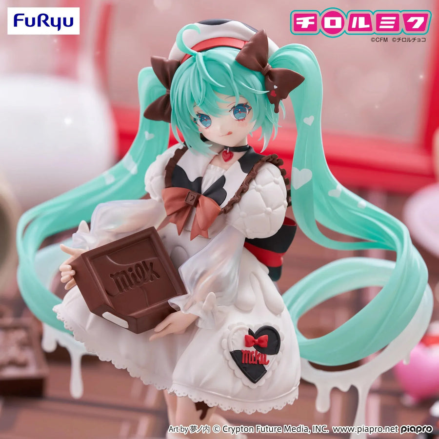 Piapro Characters - Hatsune Miku - Hatsune Miku x Tirol Chocolate - Trio-Try-iT Figure - Milk ver. (FuRyu)ㅤ – FuRyu – ActionFigureBrasil