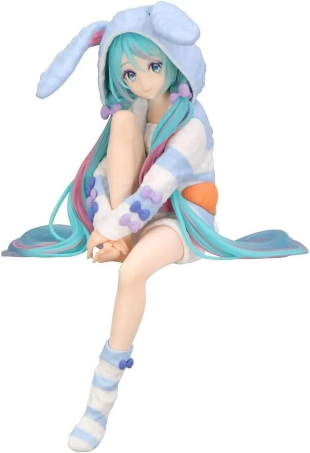 Piapro Characters - Hatsune Miku - Noodle Stopper Figure - Usamimi Pajama, Blue Ver. (FuRyu)ㅤ – FuRyu – ActionFigure Brasil