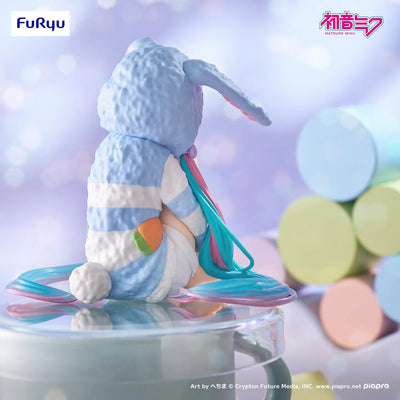 Piapro Characters - Hatsune Miku - Noodle Stopper Figure - Usamimi Pajama, Blue Ver. (FuRyu)ㅤ – FuRyu – ActionFigure Brasil — embalagem