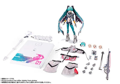 Piapro Characters - Vocaloid - Hatsune Miku - Metal Build - Metal Build EX (Bandai Spirits)ㅤ – Bandai Spirits – ActionFigureBrasil — ambientada