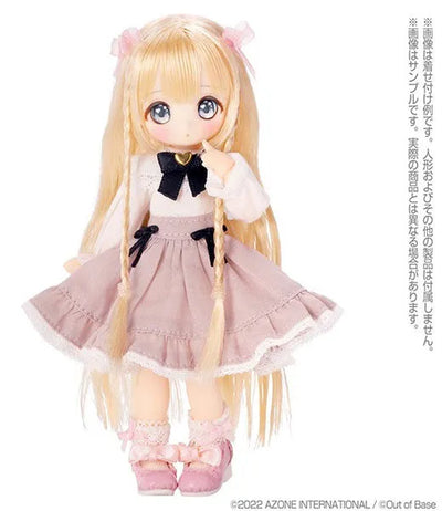 Picco Neemo 1/12 Picco P Lace & Ribbon Short Socks White x Pink (DOLL ACCESSORY)ㅤ – Azone – ActionFigure Brasil