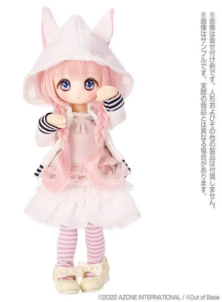 Picco Neemo 1/12 Picco P Striped Socks B set Pink x White, Beige x White (DOLL ACCESSORY)ㅤ – Azone – ActionFigure Brasil