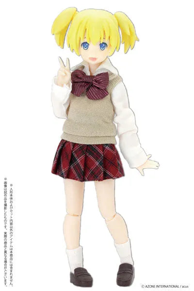 Picco Neemo Wear 1/12 After School Set Caramel x Red (DOLL ACCESSORY)ㅤ – Azone – ActionFigure Brasil