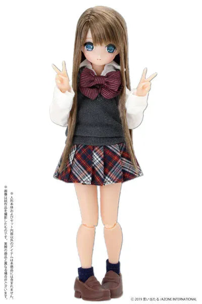 Picco Neemo Wear 1/12 After School Set Gray x Red (DOLL ACCESSORY)ㅤ – Azone International – ActionFigureBrasil