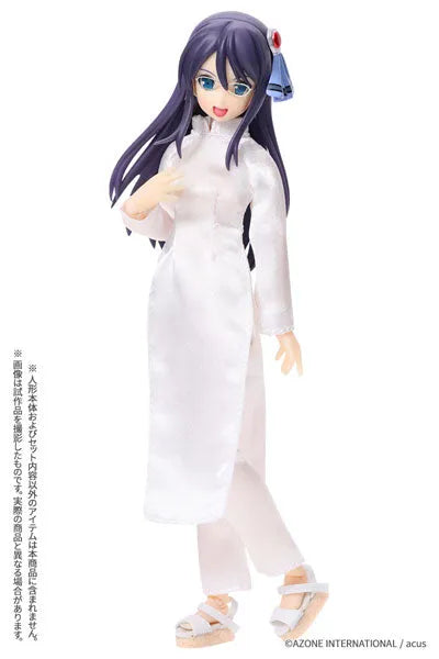 Picco Neemo Wear 1/12 Ao Dai Set White (DOLL ACCESSORY)ㅤ – Azone International – ActionFigureBrasil