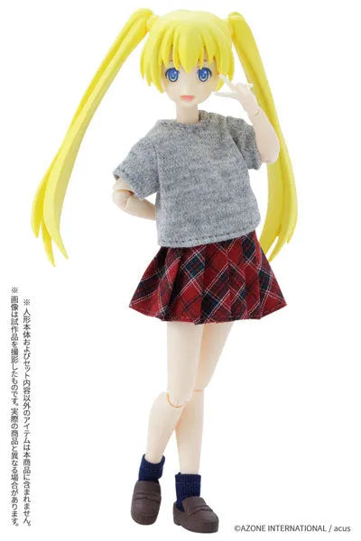 Picco Neemo Wear 1/12 Basic T-shirt II Gray (DOLL ACCESSORY)ㅤ – Azone – ActionFigure Brasil